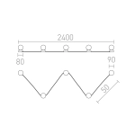 Plafon VELA R14387 Rendl light studio