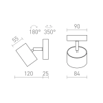 Kinkiet PIXEL I R14403 Rendl light studio