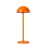 JOY Zewnętrzna lampa stołowa ładowana przez USB Ø 11,5 cm LED Dim. 1x1,5W 3000K IP54 Orange 15500/02/53 Lucide - zdjęcie
