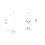 Lampa podłogowa ETHERIA R14593 Rendl light studio