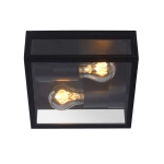 Plafon DUKAN 2xE27 IP65 czarny 15802/02/30 Lucide - zdjęcie produktu