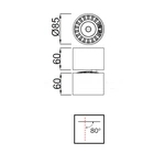 Lampa spot Columbretes 3000K C0085MA - zdjęcie dodatkowe 1