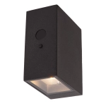 BOLTON Kinkiet zewnętrzny solarny LED 1x1W 2850K/3150K IP65 Czujnik ruchu czarny 15814/01/30 Lucide - zdjęcie produktu