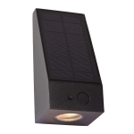 IRWIN Kinkiet zewnętrzny solarny LED 1x2W 2850K/3150K IP65 Czujnik ruchu czarny 15816/02/30 Lucide - zdjęcie produktu