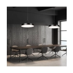 1618 PENDANT LED LIGHT 56W 3000K BLACK MATT Zambelis Lights