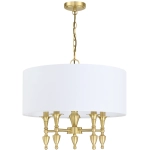 Lampa wisząca AUSTIN P05197BR-WH CosmoLight - zdjęcie dodatkowe 1