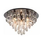 kinkiecik.pl London crystal - plafon 5pł czarny 627705-29 REALITY
