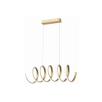 kinkiecik.pl Ribbon - lampa wisząca LED złota malowana 336401-09 REALITY