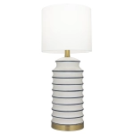 Lampa stołowa COASTAL T01026BR-WH CosmoLight - zdjęcie produktu