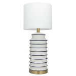 Lampa stołowa COASTAL T01026BR-WH CosmoLight - zdjęcie dodatkowe 2