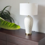 Lampa stołowa MURCIA T01033BR-WH CosmoLight - zdjęcie dodatkowe 2