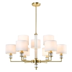 Lampa wisząca SUTTON P09685BR-WH CosmoLight - zdjęcie produktu
