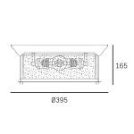 Plafon WARWICK C03323BR CosmoLight - zdjęcie dodatkowe 1