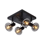Plafon MADEE 4xE14 czarny 17993/14/30 Lucide - zdjęcie produktu