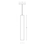 180024 PENDANT LIGHT CONCRETE 1XGU10 Zambelis Lights