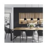 18192 PENDANT BLACK-WOOD 1xE27 40W Zambelis Lights