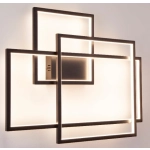 Geometric Kinkiet czarny z funkcją ściemniania światła W0233D MaxLight