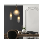 19177 PENDANT LIGHT GLASS 1XE27 MAX 40W Zambelis Lights