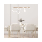 19254 PENDANT LIGHT LED 28W GOLD MAT FOR INDOOR SPACES Zambelis Lights