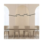1948 PENDANT LIGHT 98W 3000K BLACK FOR INDOOR SPACES Zambelis Lights
