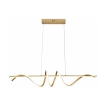 Lampa wisząca Serpent złoty malowany 339701-09 Reality