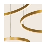 1956 PENDANT LIGHT 126W 3000K BRUSHED GOLD FOR INDOOR SPACES Zambelis Lights