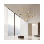 1956 PENDANT LIGHT 126W 3000K BRUSHED GOLD FOR INDOOR SPACES Zambelis Lights
