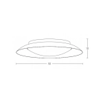 1959 CEILING LIGHT 28W 3000K BLACK COOPER Zambelis Lights