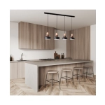 1993-B PENDANT LIGHT 4XE27 MAX 40W BLACK FOR INDOOR USE Zambelis Lights