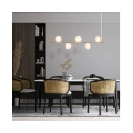 1998 PENDANT LIGHT 5XE14 GOLD FOR INDOOR USE Zambelis Lights