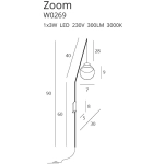 ZOOM W0269 KINKIET MaxLight - zdjęcie dodatkowe 2
