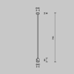 Mocowanie sufitowe Long 700 mm z prostym złączem zasilającym Flarity TRA159C-IPC1-BS Maytoni - zdjęcie dodatkowe 3
