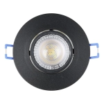 GEDREZ Oprawa do zabudowy zestaw 5XLED-CCT Ø90 Czarny 300189 EGLO