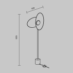 Lampa podłogowa Evolution MOD396FL-L10W3K Maytoni - zdjęcie dodatkowe 5