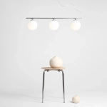 LAMPA WISZĄCĄ BERYL GLASS 3 CHROM 1006E_4 ALDEX - zdjęcie produktu