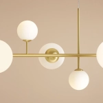 Lampa wisząca DIONE 9 BRASS 1092N40 Aldex - zdjęcie dodatkowe 2