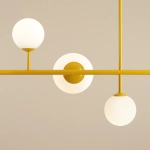 DIONE 6 MUSTARD 1092K14 Nowoczesna lampa wisząca #colours Aldex - zdjęcie dodatkowe 4
