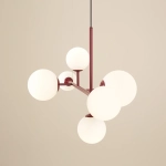 DIONE 6 RED WINE 1092K15 Nowoczesna lampa wisząca #colours Aldex - zdjęcie produktu