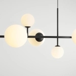 DIONE 9 CZARNY 1092N1 Rozłożysta lampa wisząca Aldex - zdjęcie dodatkowe 2