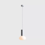 LAMPA WISZĄCA FLO SZARY S (opal glass) 7000G22_S Aldex - zdjęcie dodatkowe 3