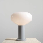 LAMPKA BIURKOWA FLO SZARY M (opal glass) 7000B22_M Aldex - zdjęcie dodatkowe 1
