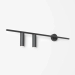 TREVO WALL 2 ALL CZARNY (left) 1104D1 Minimalistyczny kinkiet Aldex - zdjęcie produktu