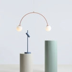 Lampa wisząca UNA 2 CORAL 1116H11 Aldex - zdjęcie produktu
