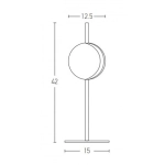 2004 TABLE LIGHT 8W ALUMINIUM - METAL - ACRYLIC, BLACK - GOLD FOR INTERIOR SPACES Zambelis Lights