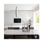 20128 LED PENDANT LIGHT 41W 3000K ALUMINΙUM DIMMING BLACK FOR INTERIOR SPACES Zambelis Lights