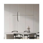 20128 LED PENDANT LIGHT 41W 3000K ALUMINΙUM DIMMING BLACK FOR INTERIOR SPACES Zambelis Lights