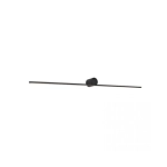20145 LED WALL LAMP 9W 3000K DOWNWARD ALUMINIUM DRIVER BLACK IP44 Zambelis Lights