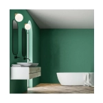 20149 LED WALL LAMP 1XG9 7W BRUSHED BRASS FINISH IP44 Zambelis Lights