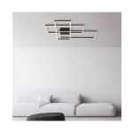 2020 CEILING LIGHT 52W 3000K ALUMINIUM& ACRYLIC SANDY BLACK SHADE Zambelis Lights