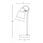 20217 TABLE LAMP E14 MAX 25W IRON BLACK - GOLD ON /OFF SWITCH Zambelis Lights